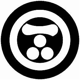 乐天商城 - 【送料無料】家紋シール 丸に長門三つ星 丸型 or 四角 KS-4484