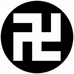 乐天商城 - 【送料無料】家紋シール 五つ割り卍 丸型 or 四角 KS-4586