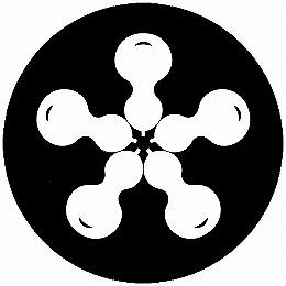 乐天商城 - 【送料無料】家紋シール 五つ瓢 丸型 or 四角 KS-4599