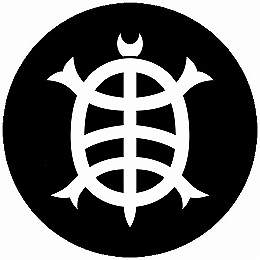 【送料無料】家紋シール 光琳亀 丸型 or 四角 KS-4674