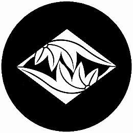 【送料無料】家紋シール 割り楓菱 丸型 or 四角 KS-4806(3.0)