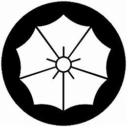 乐天商城 - 【送料無料】家紋シール 反り桔梗 丸型 or 四角 KS-4844