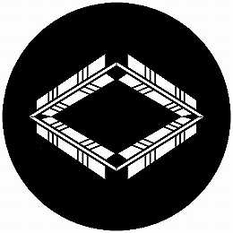 乐天商城 - 【送料無料】家紋シール 四つ矢菱 丸型 or 四角 KS-4899