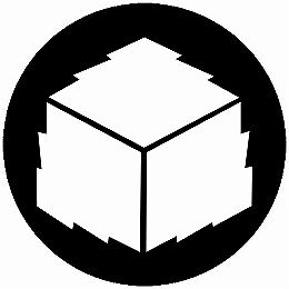 【送料無料】家紋シール 尻合わせ三つ三階菱 丸型 or 四角 KS-5006