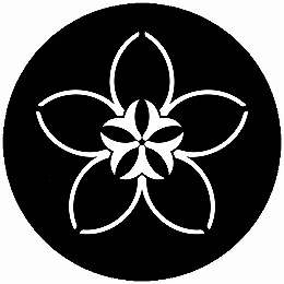 乐天商城 - 【送料無料】家紋シール 松葉桔梗 丸型 or 四角 KS-5145