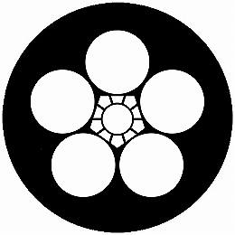 【送料無料】家紋シール 梅鉢 丸型 or 四角 KS-5169