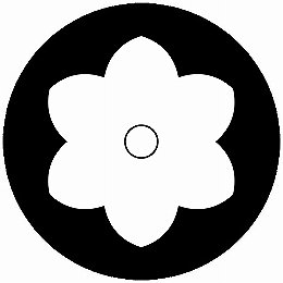 乐天商城 - 【送料無料】家紋シール 梔子 丸型 or 四角 KS-5171