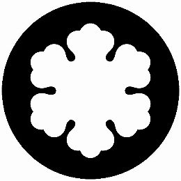 Stickers - 【送料無料】家紋シール 梨の花 丸型 or 四角 KS-5173