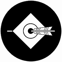 乐天商城 - 【送料無料】家紋シール 的に当たり矢 丸型 or 四角 KS-5264