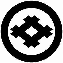 乐天商城 - 【送料無料】家紋シール 石持ち地抜き井桁 丸型 or 四角 KS-5294