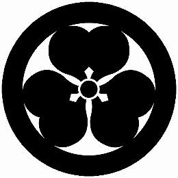 乐天商城 - 【送料無料】家紋シール 石持ち地抜き片喰 丸型 or 四角 KS-5321