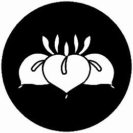 乐天商城 - 【送料無料】家紋シール 花杜若 丸型 or 四角 KS-5454