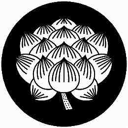 乐天商城 - 【送料無料】家紋シール 蓮の花 丸型 or 四角 KS-5494