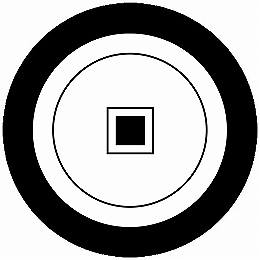 乐天商城 - 【送料無料】家紋シール 裏銭 丸型 or 四角 KS-5532