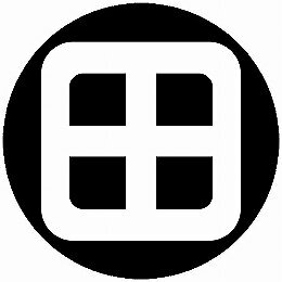 Rakuten - 【送料無料】家紋シール 角轡 丸型 or 四角 KS-5545