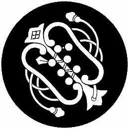 乐天商城 - 【送料無料】家紋シール 軍配唐団扇 丸型 or 四角 KS-5553