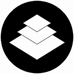 乐天商城 - 【送料無料】家紋シール 重ね三階菱 丸型 or 四角 KS-5587