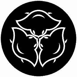 乐天商城 - 【送料無料】家紋シール 陰三つ千鳥 丸型 or 四角 KS-5627