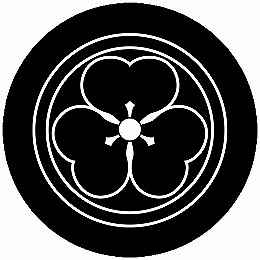 乐天商城 - 【送料無料】家紋シール 陰輪細中陰片喰 丸型 or 四角 KS-5660