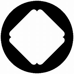 乐天商城 - 【送料無料】家紋シール 隅入り角持ち 丸型 or 四角 KS-5682