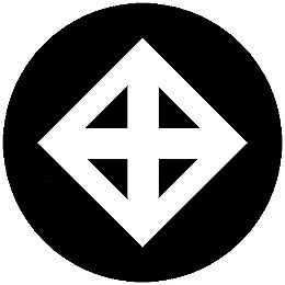 乐天商城 - 【送料無料】家紋シール 隅立て轡 丸型 or 四角 KS-5733