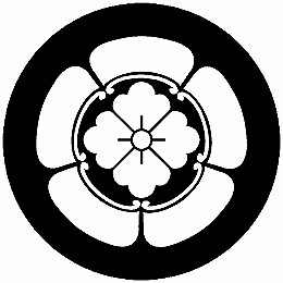 乐天商城 - 【送料無料】家紋シール 五方瓜に花角 丸型 or 四角 KS-5798