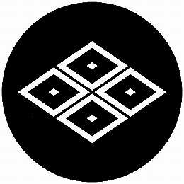 乐天商城 - 【送料無料】家紋シール 陰四つ目菱 丸型 or 四角 KS-5819