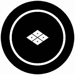 乐天商城 - 【送料無料】家紋シール 糸輪に四つ目菱 丸型 or 四角 KS-5903