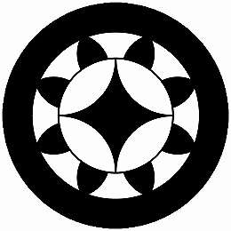 【送料無料】家紋シール 大岡越前守定紋 丸型 or 四角 KS-5928(3.0)