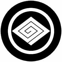 乐天商城 - 【送料無料】家紋シール 中輪に稲妻菱 丸型 or 四角 KS-5984