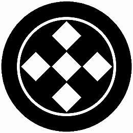 乐天商城 - 【送料無料】家紋シール 糸輪に五つ石 丸型 or 四角 KS-6001