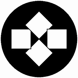 乐天商城 - 【送料無料】家紋シール 四つ喰い入石 丸型 or 四角 KS-6006