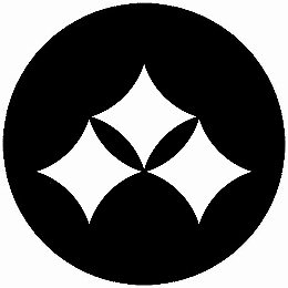 乐天商城 - 【送料無料】家紋シール 三つ盛り糸巻き 丸型 or 四角 KS-6009