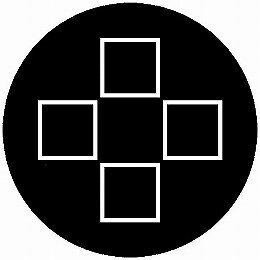 乐天商城 - 【送料無料】家紋シール 陰四つ石 丸型 or 四角 KS-6058