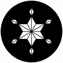 乐天商城 - 【送料無料】家紋シール 麻葉車 丸型 or 四角 KS-6068