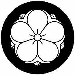 乐天商城 - 【送料無料】家紋シール 梅花五つ雁金 丸型 or 四角 KS-6072