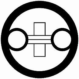 【送料無料】家紋シール 宝分銅 丸型 or 四角 KS-6109