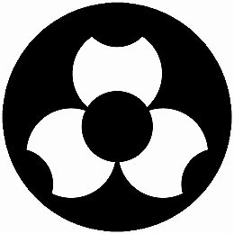 乐天商城 - 【送料無料】家紋シール 三つ寄せ分銅 丸型 or 四角 KS-6265