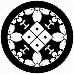 乐天商城 - 【送料無料】家紋シール 桜浮線綾に四つ目 丸型 or 四角 KS-6282