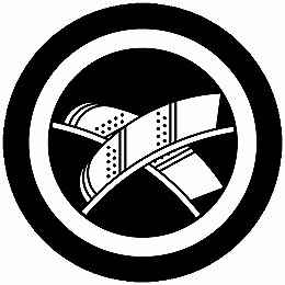 乐天商城 - 【送料無料】家紋シール 丸に片桐違い鷹の羽 丸型 or 四角 KS-6334