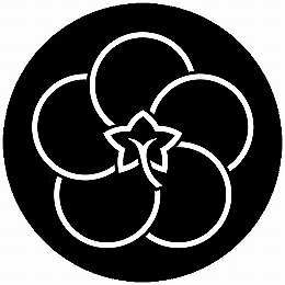 乐天商城 - 【送料無料】家紋シール 陰捻じ裏梅 丸型 or 四角 KS-6413