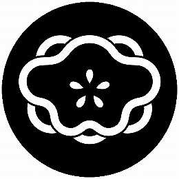 乐天商城 - 【送料無料】家紋シール 陰八重利休梅 丸型 or 四角 KS-6415