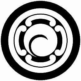 乐天商城 - 【送料無料】家紋シール 丸に四つ鐶に一つ巴 丸型 or 四角 KS-6458