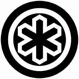 乐天商城 - 【送料無料】家紋シール 丸に六方亀甲形 丸型 or 四角 KS-6479