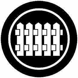 乐天商城 - 【送料無料】家紋シール 細輪に玉垣 丸型 or 四角 KS-6522