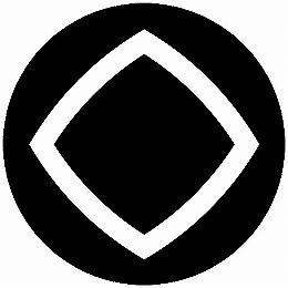 【送料無料】家紋シール 三味胴角 丸型 or 四角 KS-6542