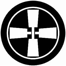 乐天商城 - 【送料無料】家紋シール 糸輪に十字杵 丸型 or 四角 KS-6553