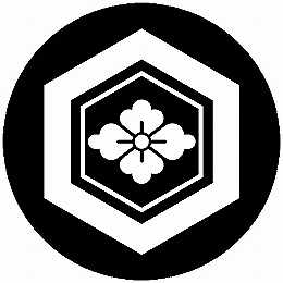 【送料無料】家紋シール 相馬亀甲 丸型 or 四角 KS-6587