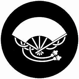 乐天商城 - 【送料無料】家紋シール 大房扇 丸型 or 四角 KS-6590