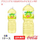 【送料無料】アクエリアス 1日分のマルチビタミン PET 2L 1ケース 6本 販売※のし・ギフト包装不可※コカ・コーラ製品以外との同梱不可